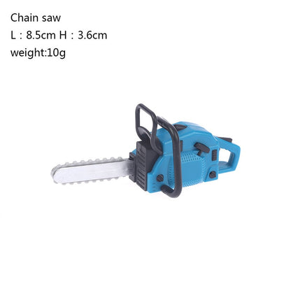 2-in-1 Mini Chainsaw Keyring: Portable Chainsaw Tool + Tool Enthusiast Collectible